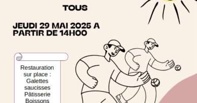 Concours de pétanque et palets jeudi 29 mai 2025