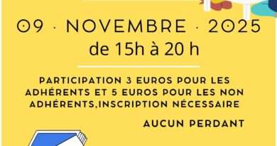 APRÈS-MIDI BELOTE ET JEUX DIMANCHE 9 NOV. 2025