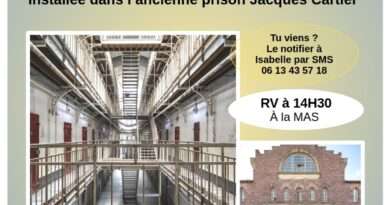 Exposition à la prison Jacques Cartier dans le cadre d&rsquo;Exporama