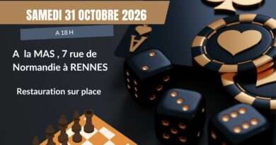 Soirée belote et jeux le 31 octobre 2026